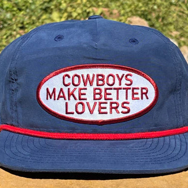 Cactus Alley Hat Co "Better Lovers" Rope Trucker Cap in Blue