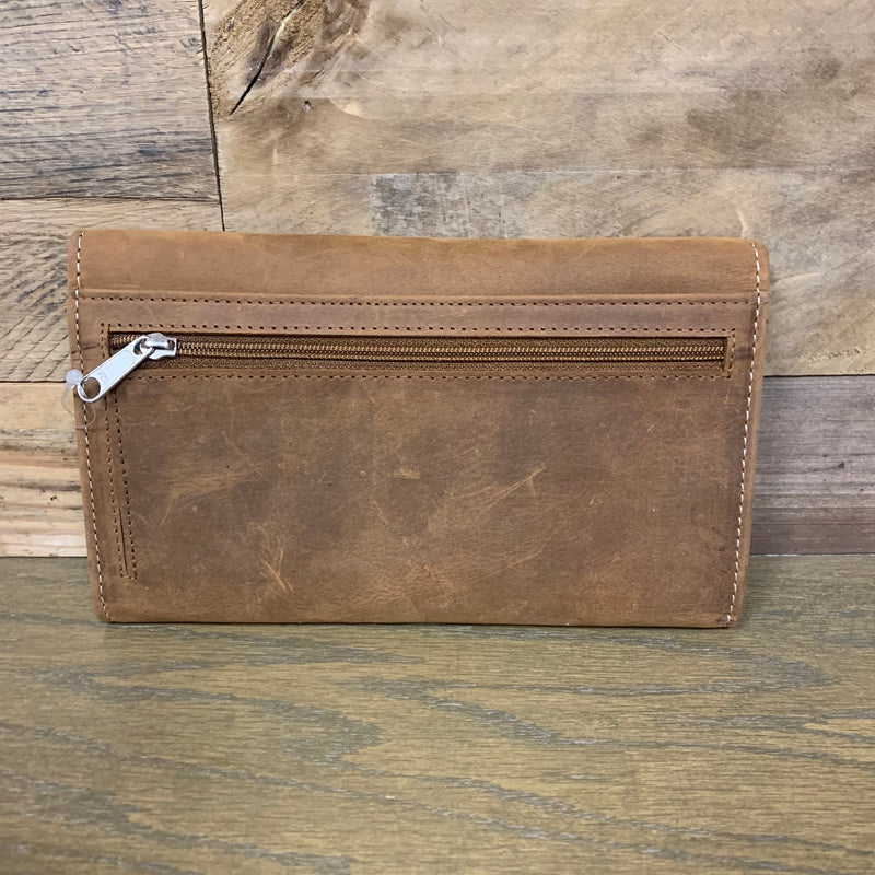 Ariat Women's Lynn Wallet in Medium Brown