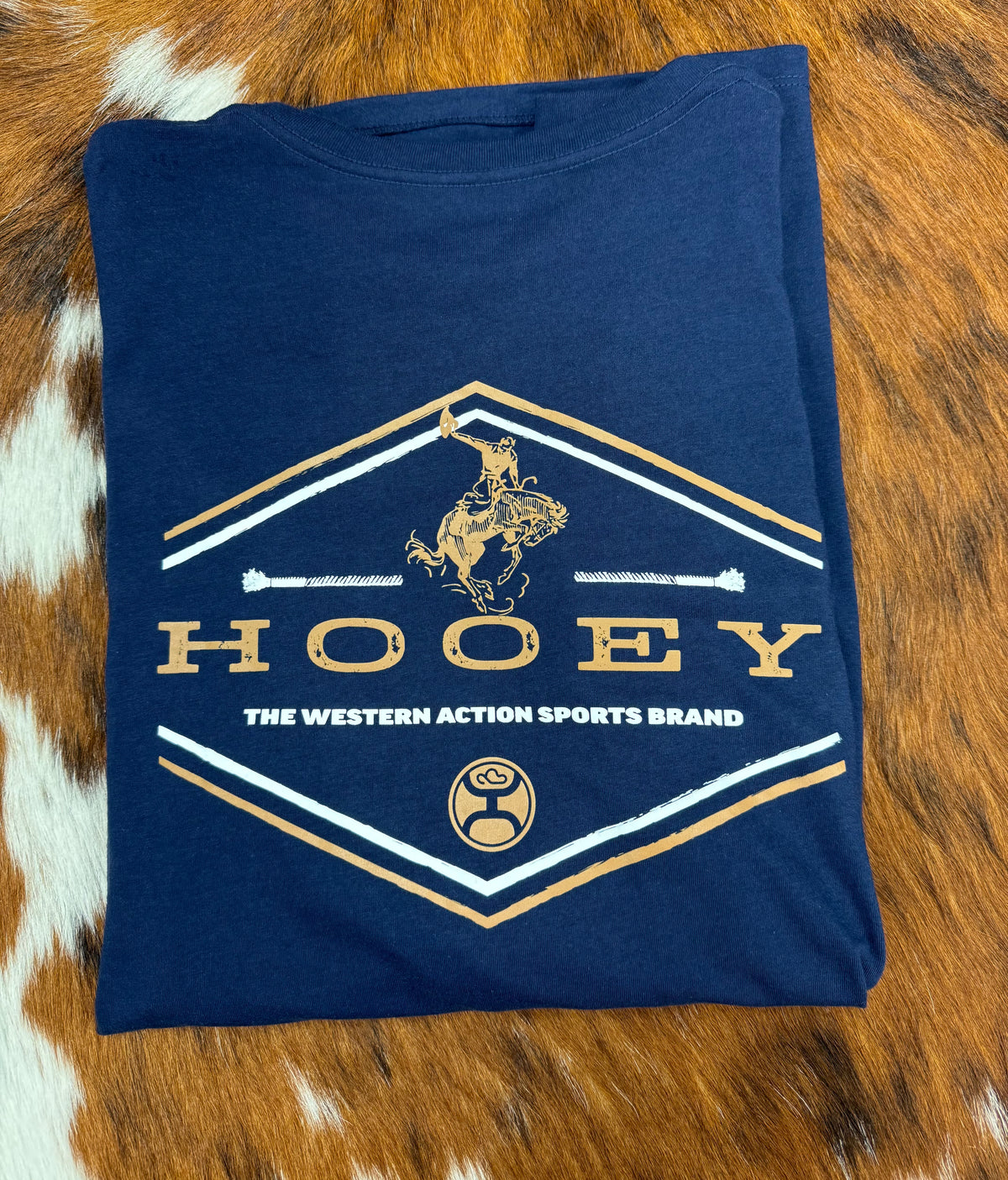 Hooey Men's Rocks Long Sleeve Tee in Maritime Navy