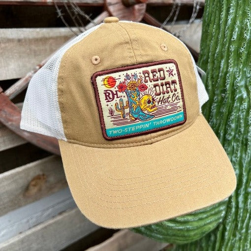 Red Dirt Hat Co. "Dosey Doe" Hat in Khaki/White