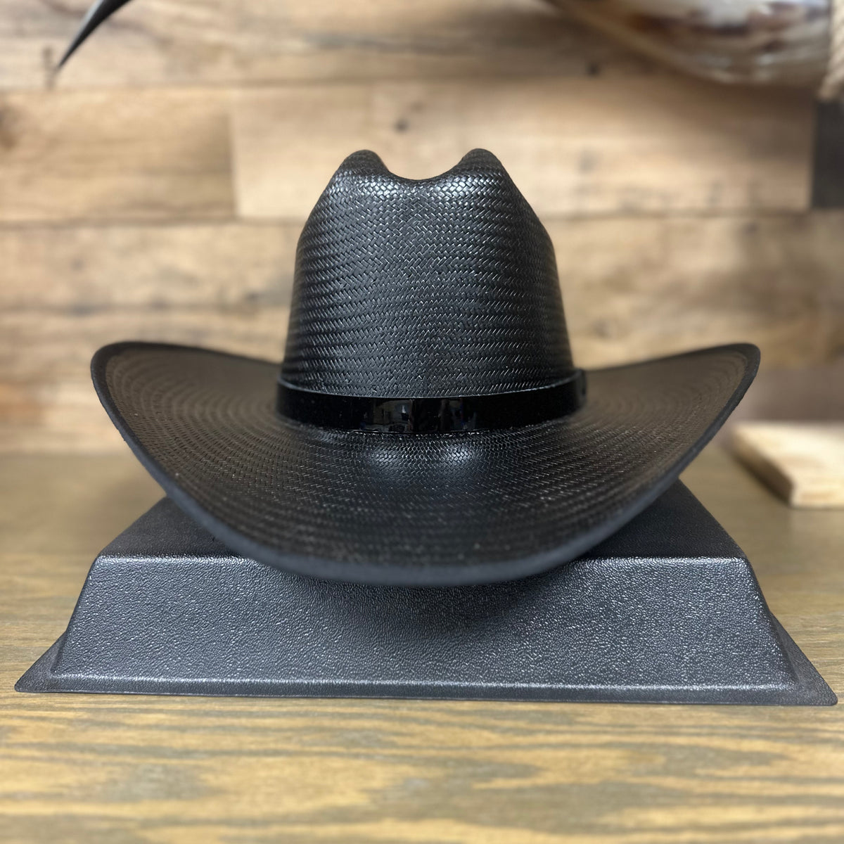 Charlie 1 Horse x Lainey Wilson Last Call Straw Hat in Black