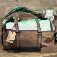 STS Ranchwear Cowhide Small Duffle Bag