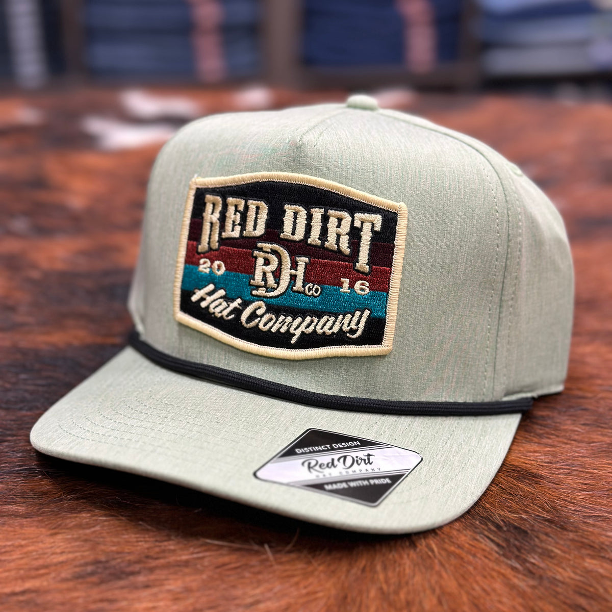 Red Dirt Hat Co. "Bandit" Rope Hat in Mint