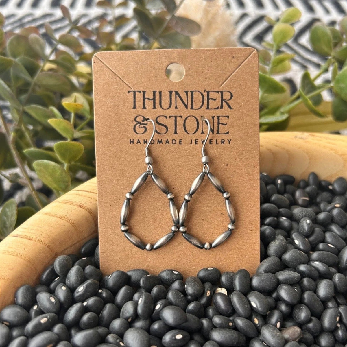 Thunder & Stone Torpedo Pearl Drop Earrings