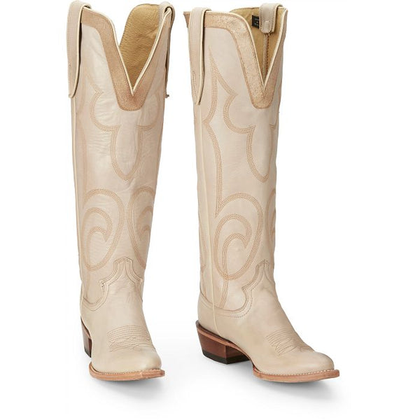 Justin Women's Verlie 17" Western Boot in Vanilla