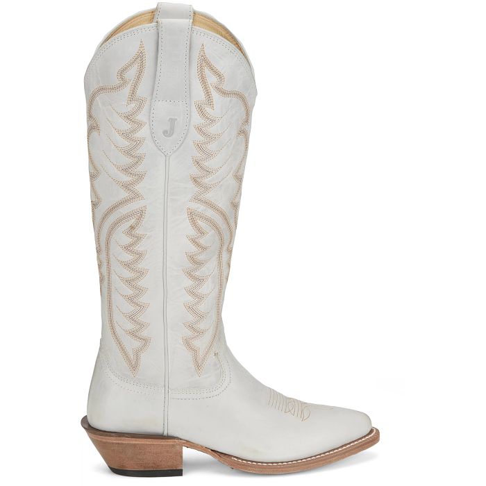 Justin Women's Evelyn 15" Western Boot in Vintage Ivory