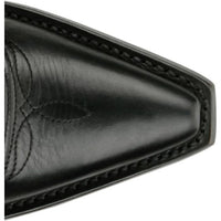 Justin Women's Hart 6" Snip Toe Leather Bootie in Black