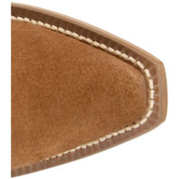 Justin Women's Bev Snip Toe Suede Bootie in Brown