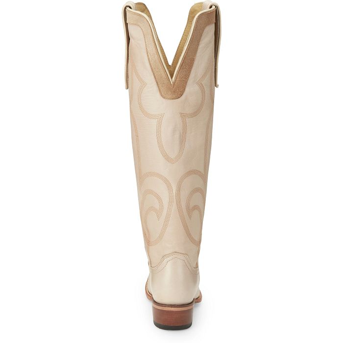 Justin Women's Verlie 17" Western Boot in Vanilla