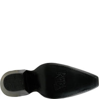 Justin Women's Hart 6" Snip Toe Leather Bootie in Black