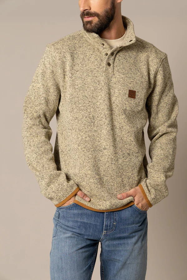 Kimes Ranch Men's Julian Pullover in Natural Heather