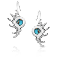 Montana Silversmiths Turquoise Whisper Earrings