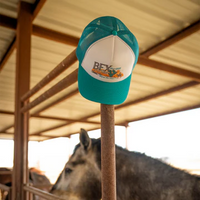 BEX Vista Modified Trucker Hat in Teal