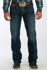 Cinch Men's Grant Relaxed Fit Bootcut Jean in Dark Stonewash
