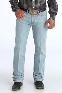 Cinch Men's White Label Relaxed Straight Jean in Light Wash