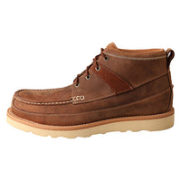 Twisted X Men's 4" Wedge Sole Boot in Oiled Saddle