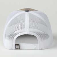 Cinch Women's Patch Logo Trucker Cap in Gray & White