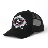 Cinch Women's Aztec Print Trucker Cap in Black