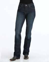 Cinch Women's Jenna Slim Fit Jean in Dark Wash