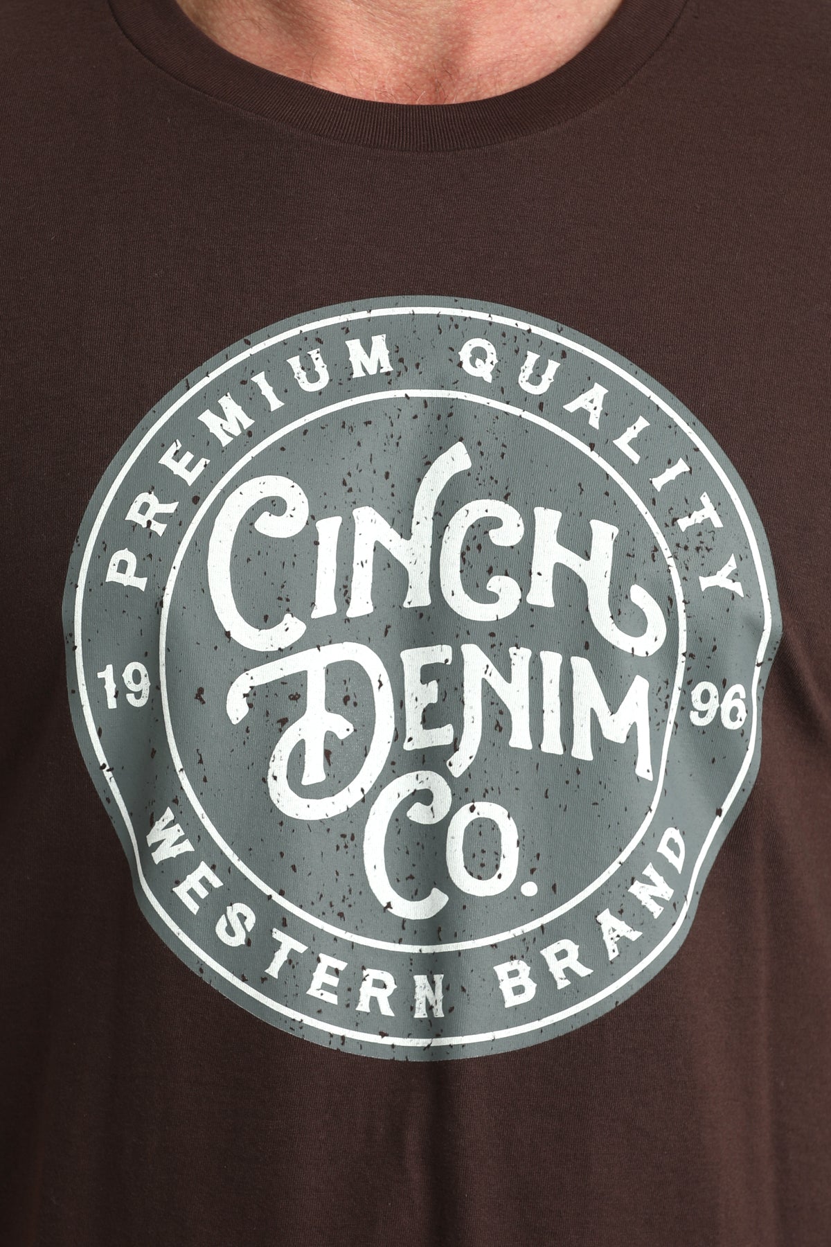 Cinch Men's Logo Graphic T-Shirt in Brown