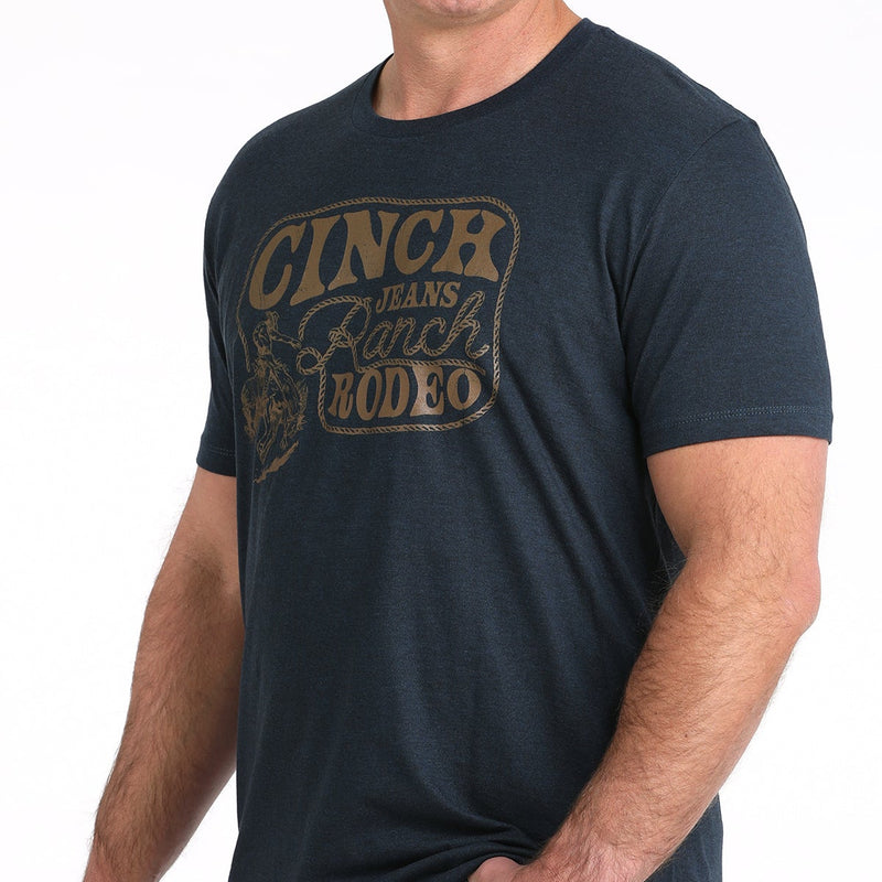 Cinch Men's Rope Logo Graphic T-Shirt in Navy
