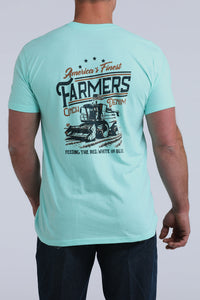 Cinch Men's Finest Farmers Graphic T-Shirt in Blue