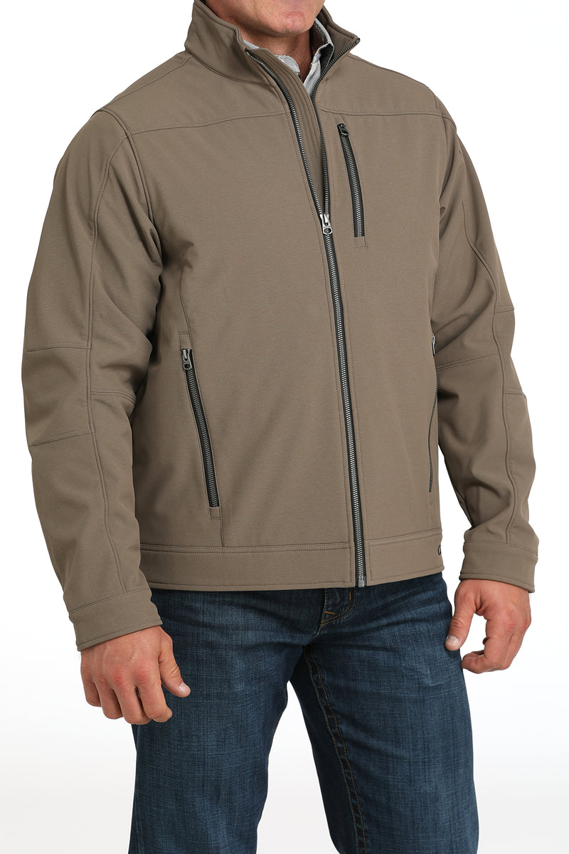 Cinch Men's Concealed Carry Bonded Jacket in Light Brown