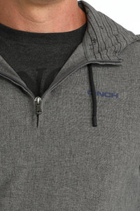 Cinch Men's Arenaflex 1/4 Zip Hoodie in Grey