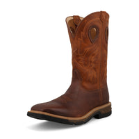 Twisted X Men's 12" Western Work Boot in Ginger & Rust