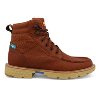 Twisted X Men's CellStretch 6"Lace Up Work Boot in Rust