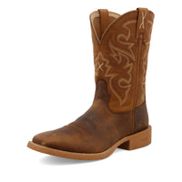 Twisted X Men's 12" Tech X Boot with CellStretch in Saddle & Rustic Orange
