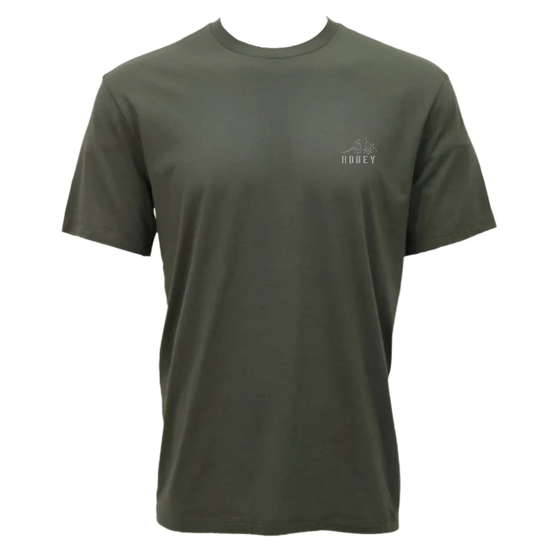 Hooey Men's Desert Dillo Graphic Tee in Surplus Green