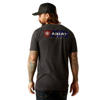 Ariat Men's Original Lines Graphic T-Shirt in Charcoal Heather