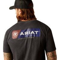 Ariat Men's Original Lines Graphic T-Shirt in Charcoal Heather