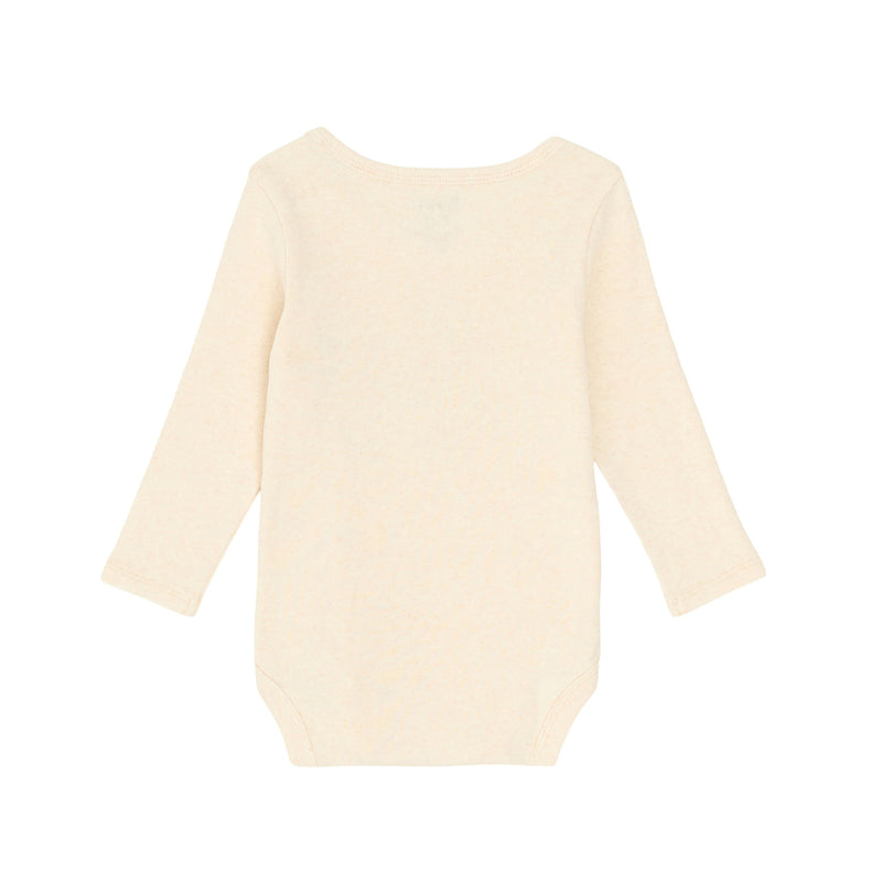 Wrangler Baby Girl's L/S Campfire Bodysuit in Oatmeal