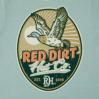 Red Dirt Hat Co. "Big Duck Energy" Graphic T-Shirt in Dusty Blue
