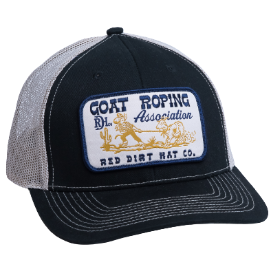 Red Dirt Hat Co. "Goat Roping" Hat in Black/Khaki