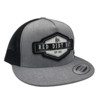 Red Dirt Hat Co. "Roughstock" Hat in Grey/Black