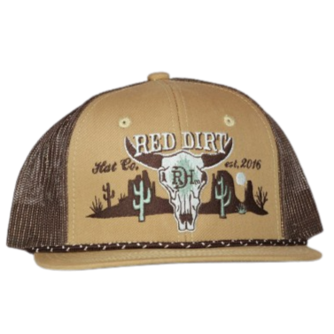 Red Dirt Hat Co. "Bone Head" Hat in Tan/Brown