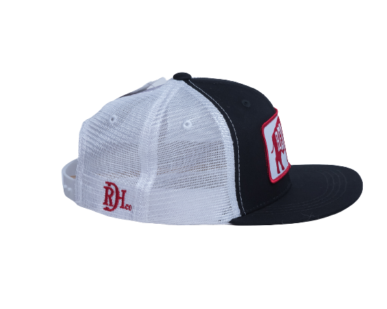 Red Dirt Hat Co. Youth "Red Original" Cap in Black/White