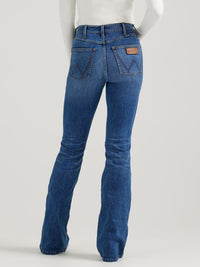 Wrangler Retro Women's Bailey High Rise Flare Jean in Aria