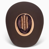 Resistol 10X Chute Boss Fur Felt Hat in Chocolate