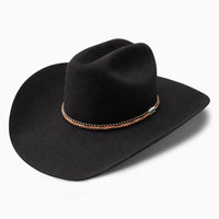 Resistol 6X Saddlebrook Fur Felt Cowboy Hat in Black