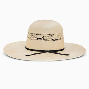 Resistol 7X Holland Open Crown Straw Cowboy Hat in Tan