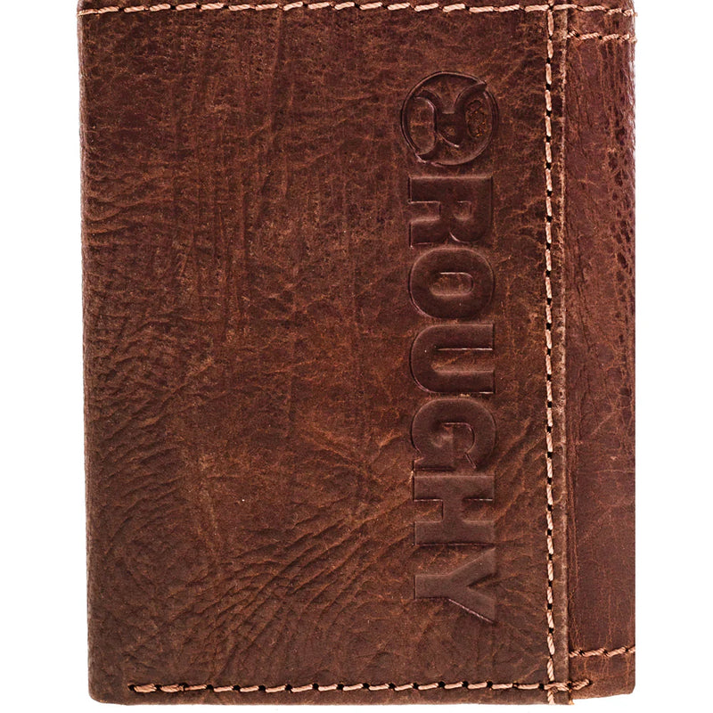 Hooey "Strap" Roughy Aztec Inlay Leather Trifold Wallet