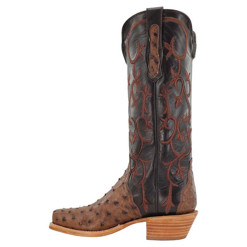 R. Watson Women's Full Quill Ostrich Triad Cutter Toe Western Boot