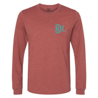 Red Dirt Hat Co. "High Noon" Long Sleeve Graphic T-Shirt in Heather Rust