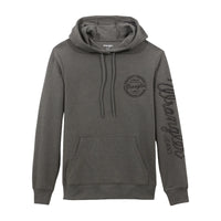 Wrangler Men's Rope Logo Sleeve Pullover Hoodie in Graphite