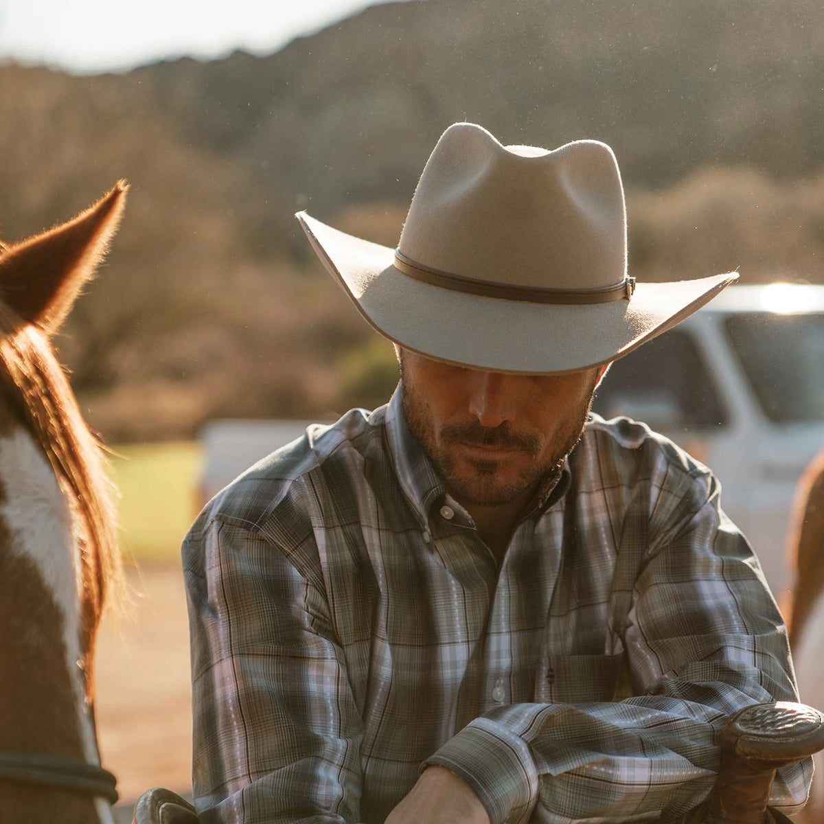 Stetson Seneca Wool Hat in Silversand