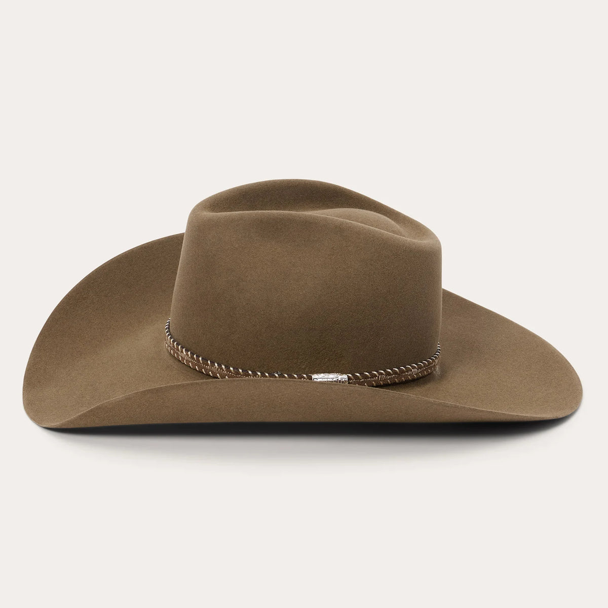 Stetson Acoustic Pinch Front 6X Fur Felt Hat in Driftwood